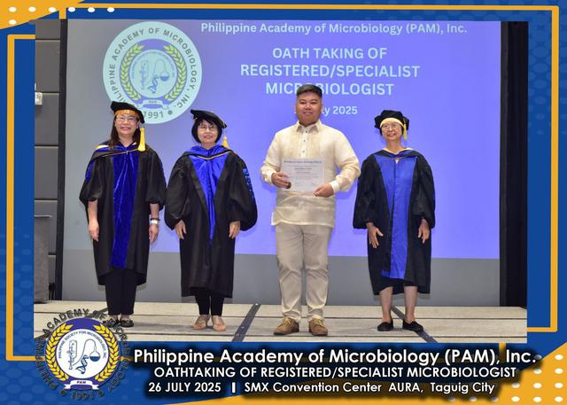 Oath taker at the PAM oath-taking ceremony, 26 July 2025