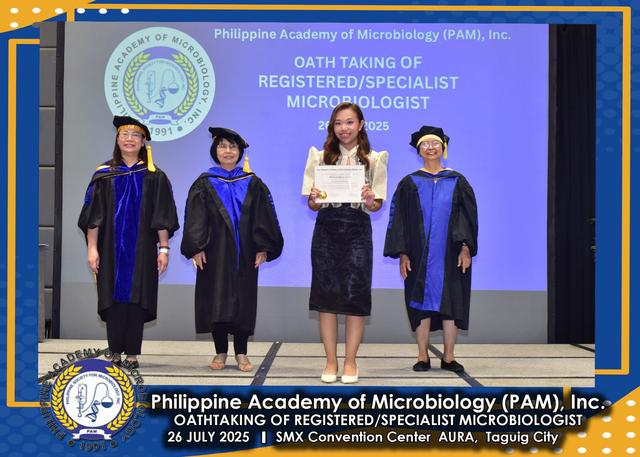 Oath taker at the PAM oath-taking ceremony, 26 July 2025