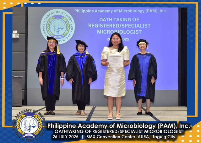 Oath taker at the PAM oath-taking ceremony, 26 July 2025