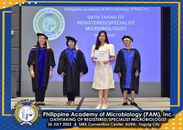 Oath taker at the PAM oath-taking ceremony, 26 July 2025