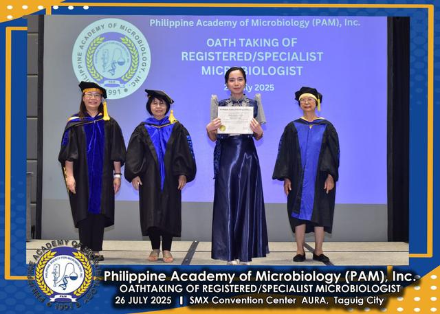 Oath taker at the PAM oath-taking ceremony, 26 July 2025