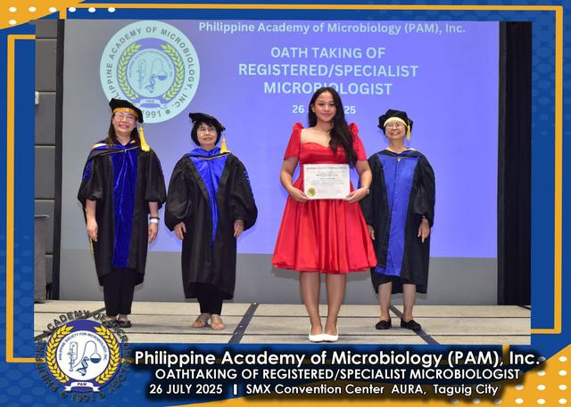 Oath taker at the PAM oath-taking ceremony, 26 July 2025
