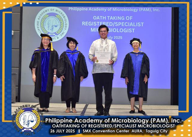 Oath taker at the PAM oath-taking ceremony, 26 July 2025