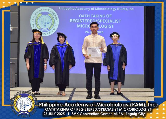 Oath taker at the PAM oath-taking ceremony, 26 July 2025