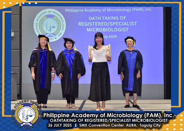 Oath taker at the PAM oath-taking ceremony, 26 July 2025