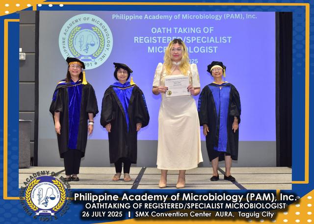 Oath taker at the PAM oath-taking ceremony, 26 July 2025