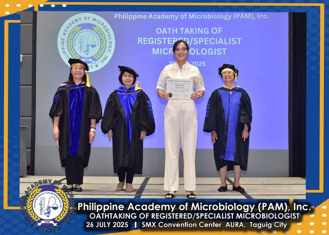 Oath taker at the PAM oath-taking ceremony, 26 July 2025