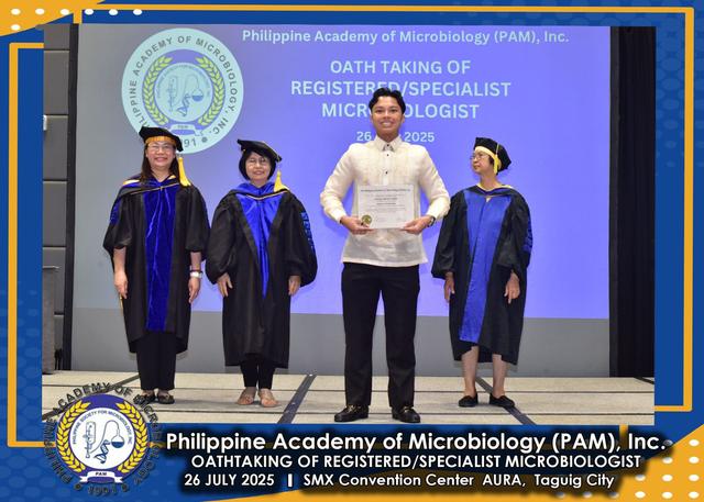 Oath taker at the PAM oath-taking ceremony, 26 July 2025