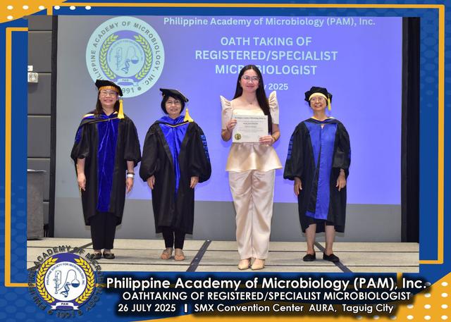 Oath taker at the PAM oath-taking ceremony, 26 July 2025