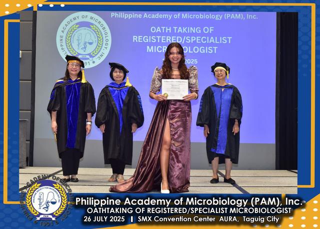 Oath taker at the PAM oath-taking ceremony, 26 July 2025