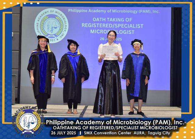Oath taker at the PAM oath-taking ceremony, 26 July 2025