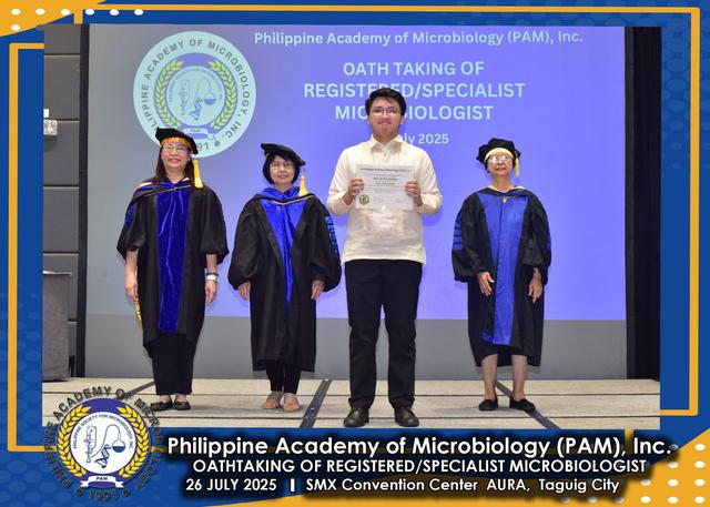 Oath taker at the PAM oath-taking ceremony, 26 July 2025