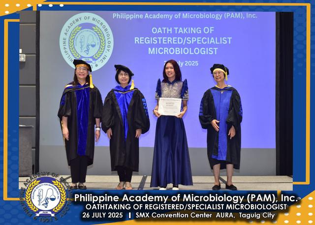 Oath taker at the PAM oath-taking ceremony, 26 July 2025