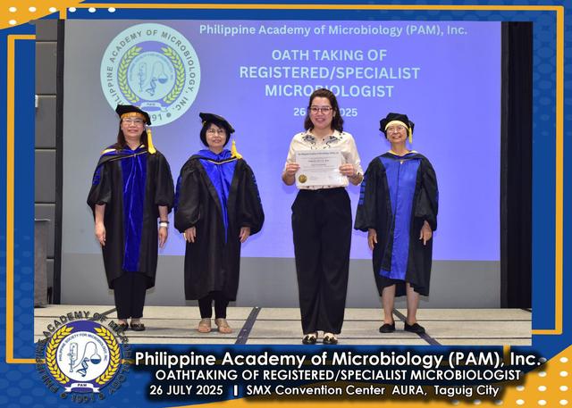 Oath taker at the PAM oath-taking ceremony, 26 July 2025
