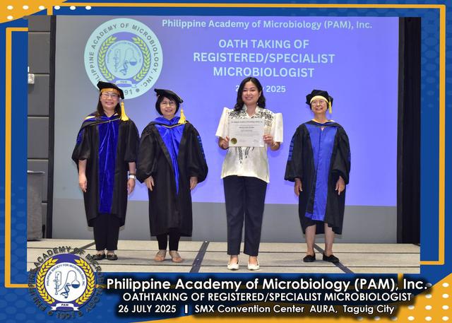 Oath taker at the PAM oath-taking ceremony, 26 July 2025