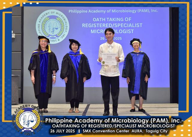 Oath taker at the PAM oath-taking ceremony, 26 July 2025