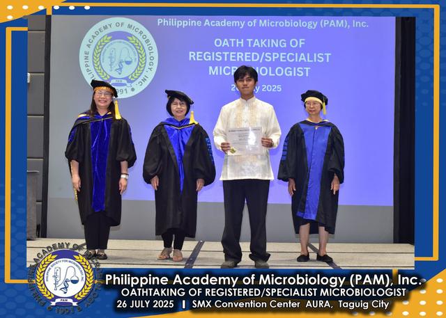 Oath taker at the PAM oath-taking ceremony, 26 July 2025