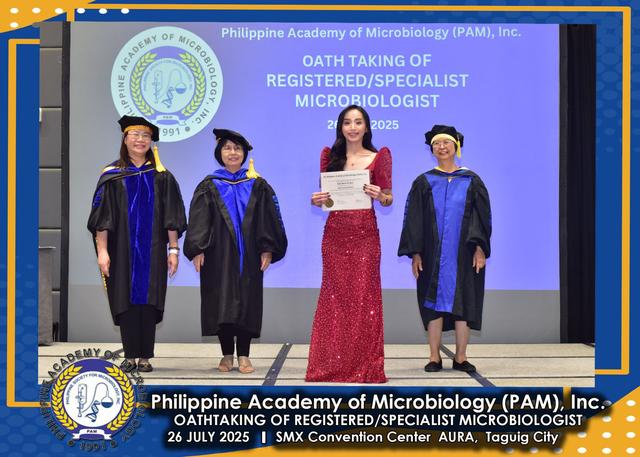 Oath taker at the PAM oath-taking ceremony, 26 July 2025