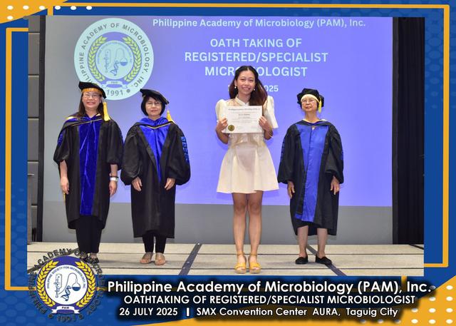 Oath taker at the PAM oath-taking ceremony, 26 July 2025
