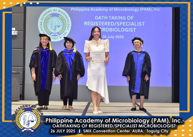 Oath taker at the PAM oath-taking ceremony, 26 July 2025
