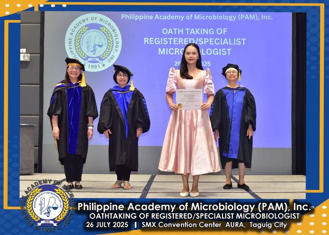 Oath taker at the PAM oath-taking ceremony, 26 July 2025