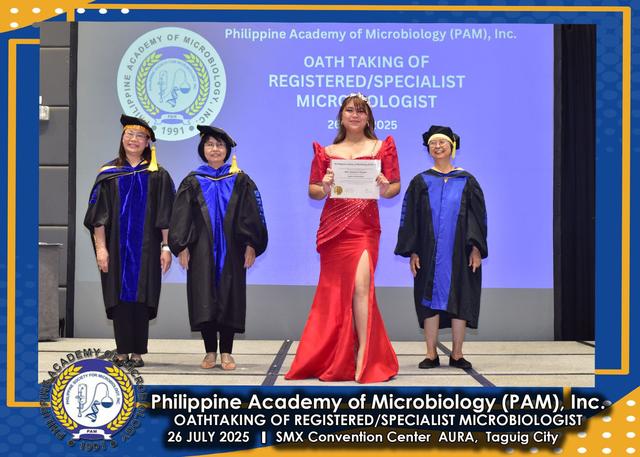 Oath taker at the PAM oath-taking ceremony, 26 July 2025