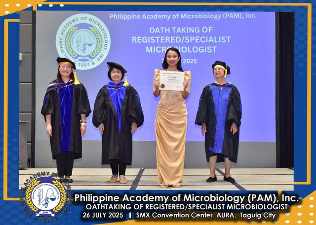 Oath taker at the PAM oath-taking ceremony, 26 July 2025