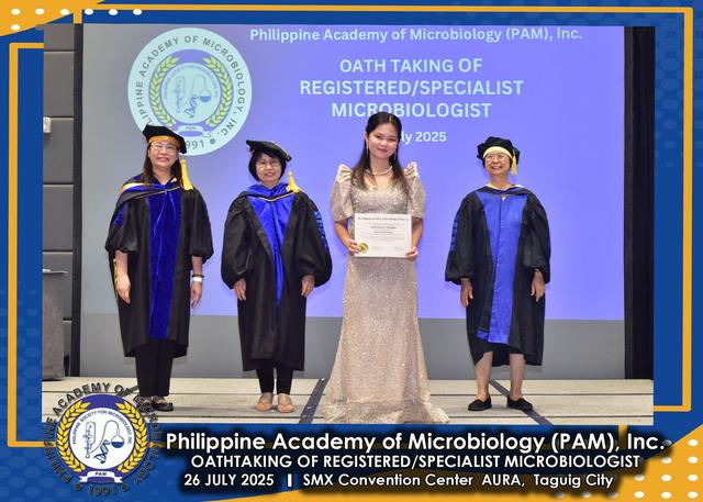 Oath taker at the PAM oath-taking ceremony, 26 July 2025