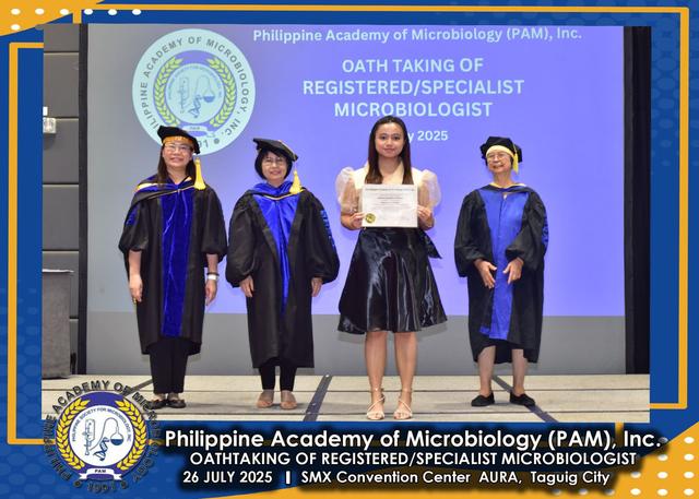 Oath taker at the PAM oath-taking ceremony, 26 July 2025