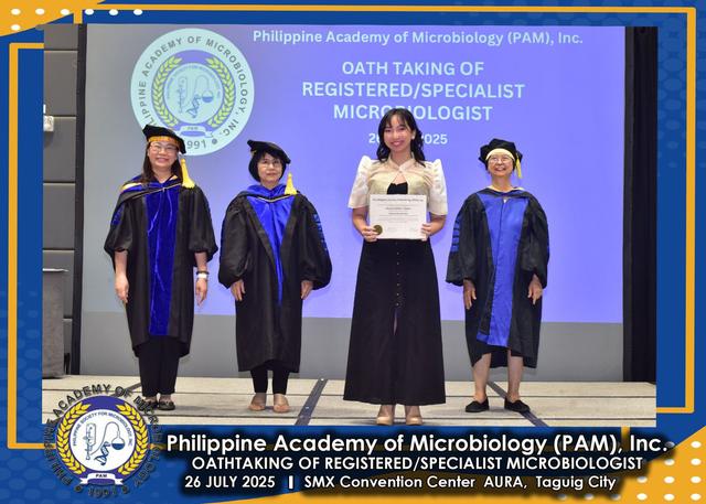 Oath taker at the PAM oath-taking ceremony, 26 July 2025