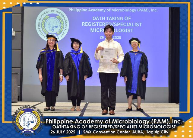 Oath taker at the PAM oath-taking ceremony, 26 July 2025