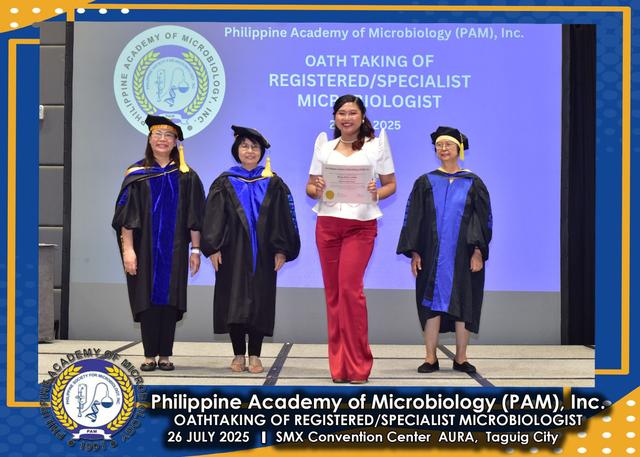 Oath taker at the PAM oath-taking ceremony, 26 July 2025
