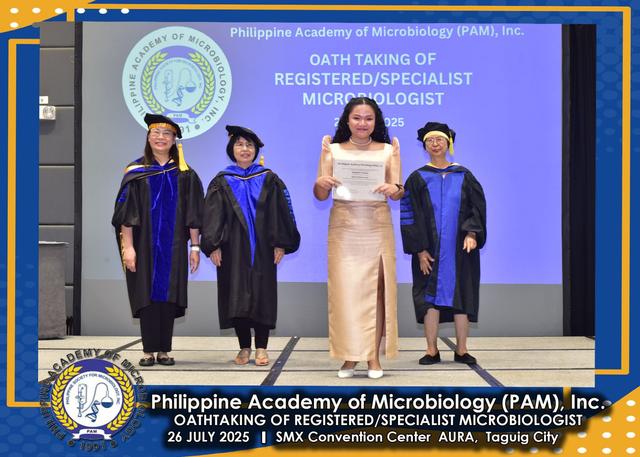 Oath taker at the PAM oath-taking ceremony, 26 July 2025