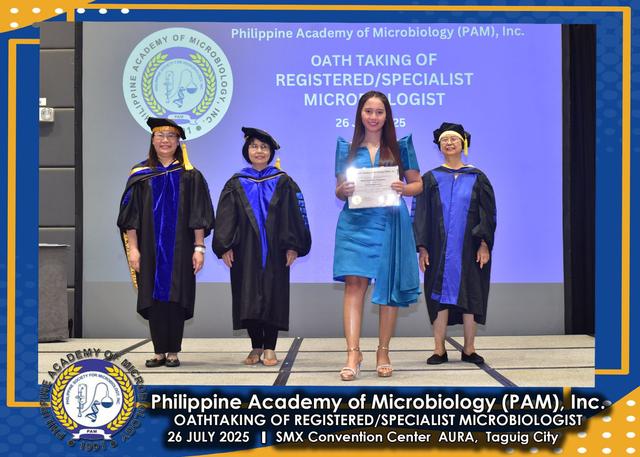 Oath taker at the PAM oath-taking ceremony, 26 July 2025