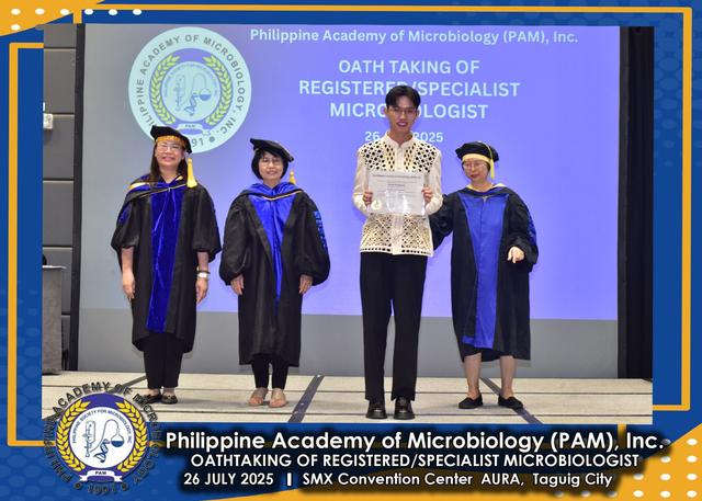 Oath taker at the PAM oath-taking ceremony, 26 July 2025