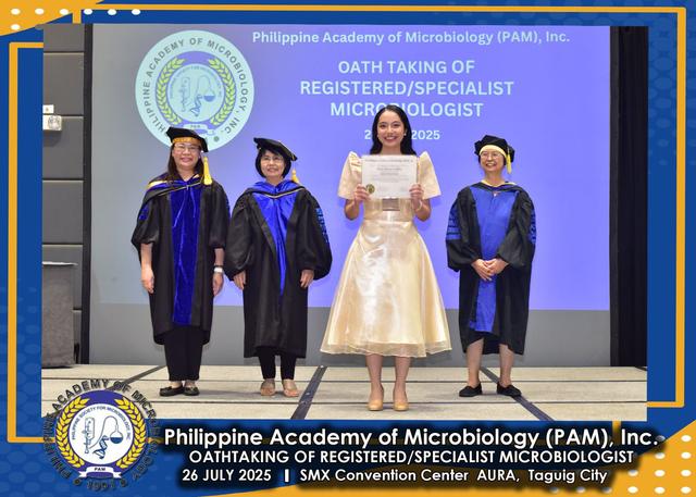 Oath taker at the PAM oath-taking ceremony, 26 July 2025