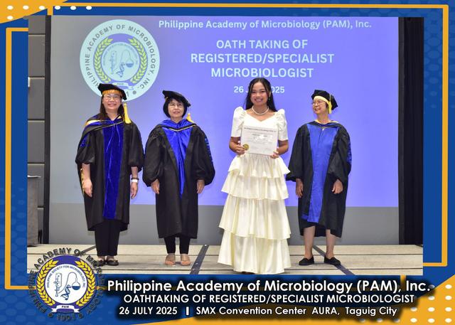 Oath taker at the PAM oath-taking ceremony, 26 July 2025
