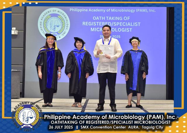 Oath taker at the PAM oath-taking ceremony, 26 July 2025