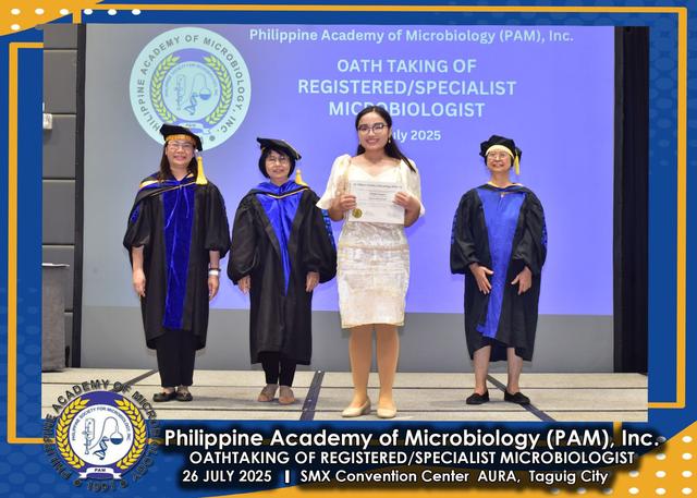 Oath taker at the PAM oath-taking ceremony, 26 July 2025