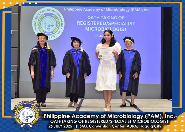 Oath taker at the PAM oath-taking ceremony, 26 July 2025