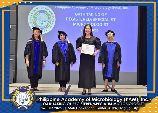 Oath taker at the PAM oath-taking ceremony, 26 July 2025