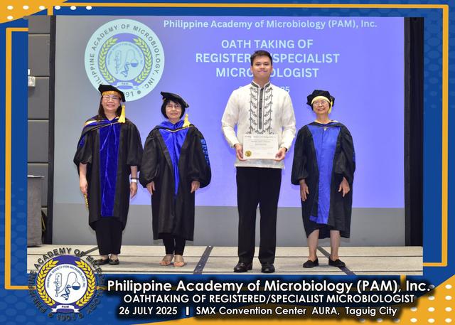 Oath taker at the PAM oath-taking ceremony, 26 July 2025