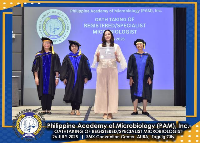 Oath taker at the PAM oath-taking ceremony, 26 July 2025