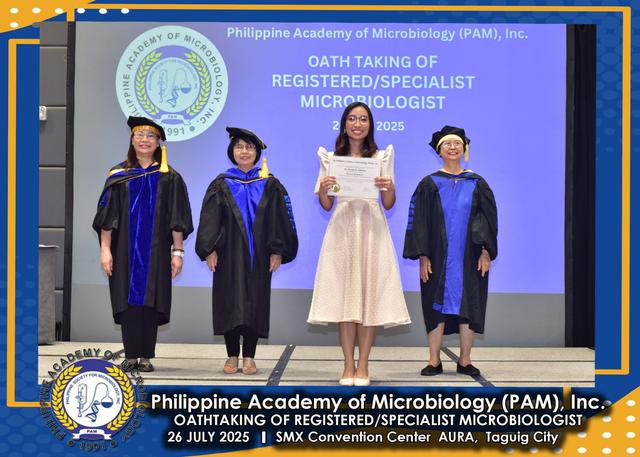 Oath taker at the PAM oath-taking ceremony, 26 July 2025