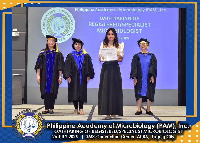Oath taker at the PAM oath-taking ceremony, 26 July 2025