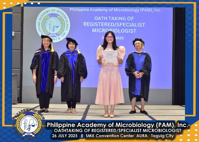 Oath taker at the PAM oath-taking ceremony, 26 July 2025