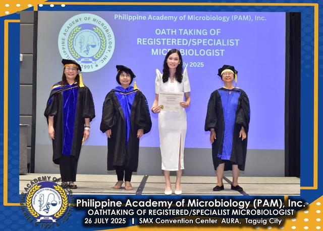 Oath taker at the PAM oath-taking ceremony, 26 July 2025
