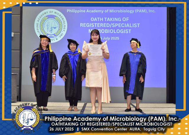 Oath taker at the PAM oath-taking ceremony, 26 July 2025