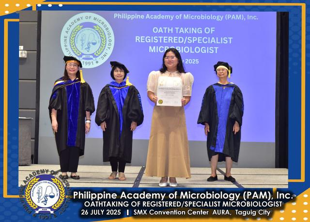 Oath taker at the PAM oath-taking ceremony, 26 July 2025