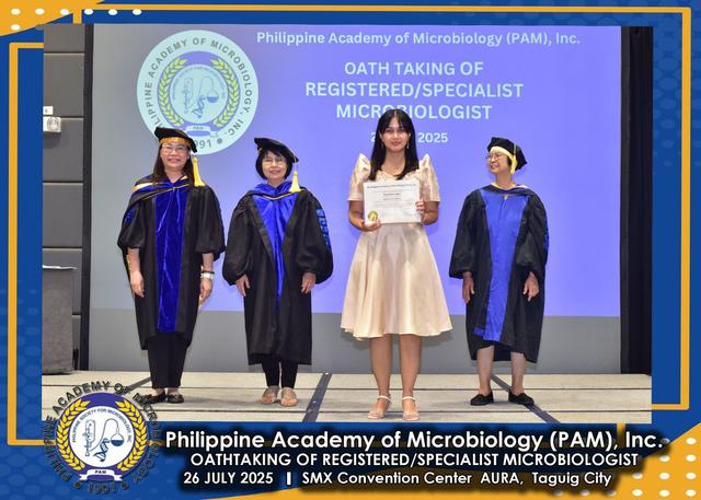 Oath taker at the PAM oath-taking ceremony, 26 July 2025